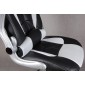 Scaun gaming Rekaro Negru-Alb